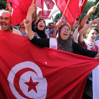 Le premier ministre tunisien Ali Larayedh pourrait annoncer sa démission. [EPA/Keystone - Mohamed Messara]