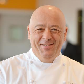 Le chef français Thierry Marx au Collège culinaire de France, le 8 avril 2013. [Miguel Medina]