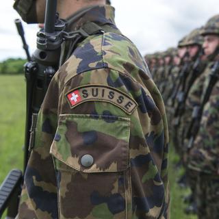 Compagnie d'infanterie de l'Armée suisse. [Christian Beutler]