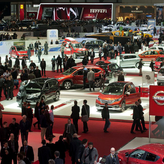 Le salon international de l'auto se tient jusqu'au 17 mars à Genève. [Sandro Campardo]