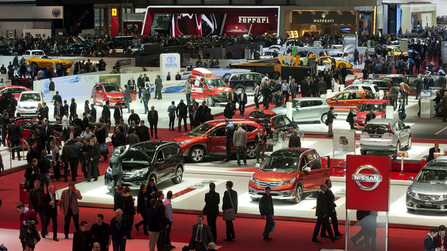 Le salon international de l'auto se tient jusqu'au 17 mars à Genève. [Sandro Campardo]