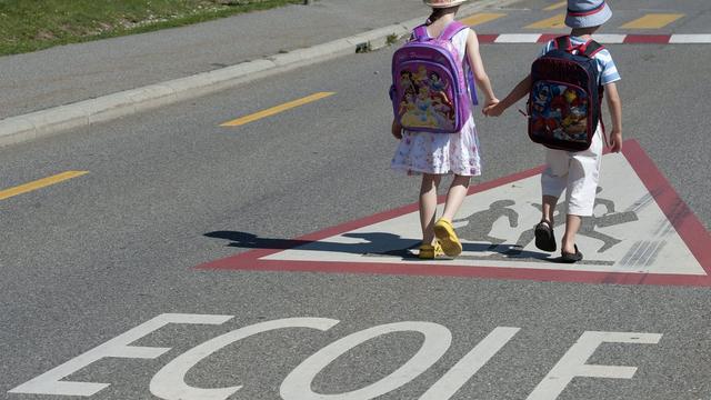 Les Vaudois seront 99'097 (chiffre provisoire) à prendre le chemin de l'école obligatoire ou du gymnase le 26 août. [Dominic Favre]