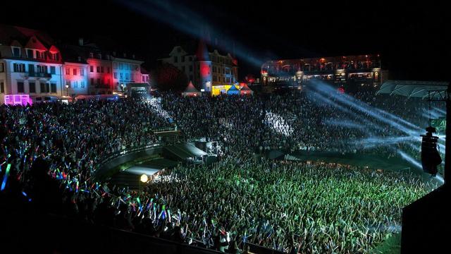 L'édition 2013 de Rock Oz'Arènes a accueilli 40'000 personnes en quatre jours. [Sandro Campardo]