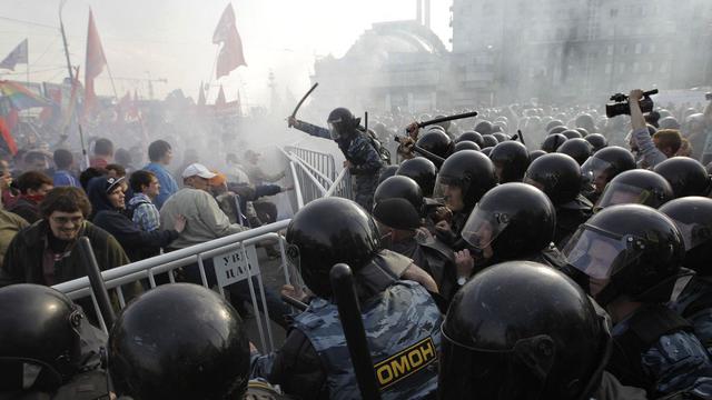 La manifestation du 6 mai 2012 avait été violemment réprimée. [AP/Keystone - Sergey Ponomarev]