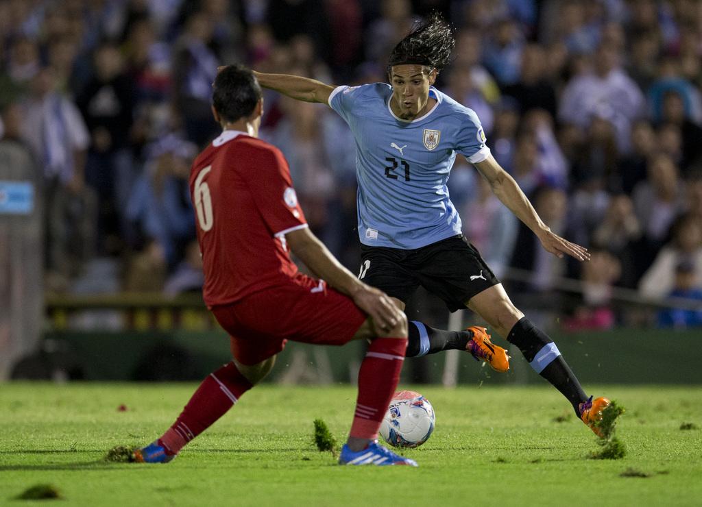 Buteur au match aller, Edinson Cavani a cette fois-ci été muet. [KEYSTONE - Eduardo Di Baia]