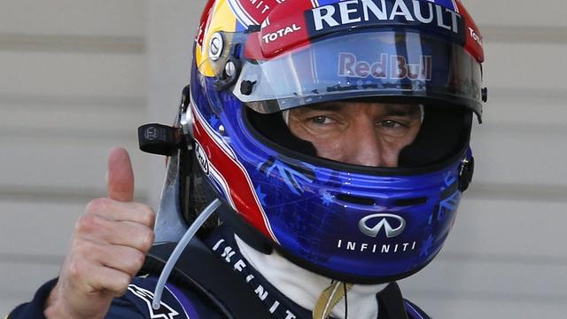 Mark Webber, bientôt retraité de la F1, s'offre sa 1ère pole de la saison. [Shuji Kajiyama]