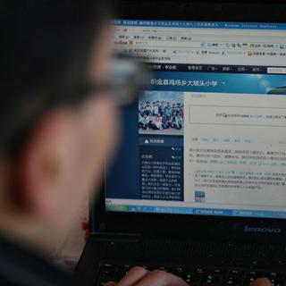Les autorités chinoises souhaitent "corriger le chaos sur internet" en punissant les "cas graves" de diffusion d'une fausse information. [Xu peiqin - IMAGINECHINA]