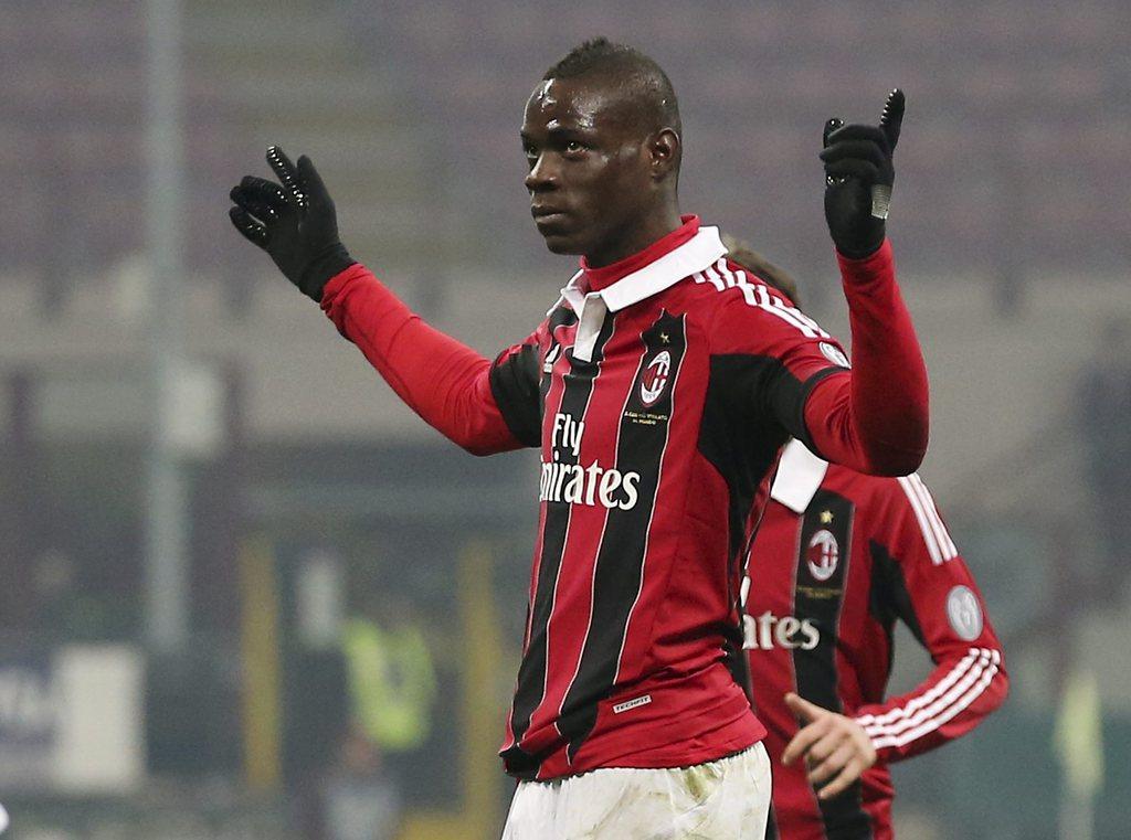 Mario Balotelli ne sera pas de la partie contre Barcelone. [Antonio Calanni]