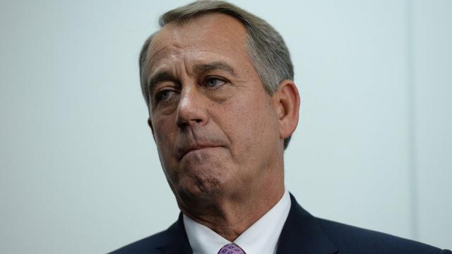 Le président républicain de la Chambre des représentants John Boehner. [EPA/Michael Reynolds]