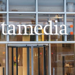 Le siège de Tamedia à Zurich. [Keystone - Christian Beutler]