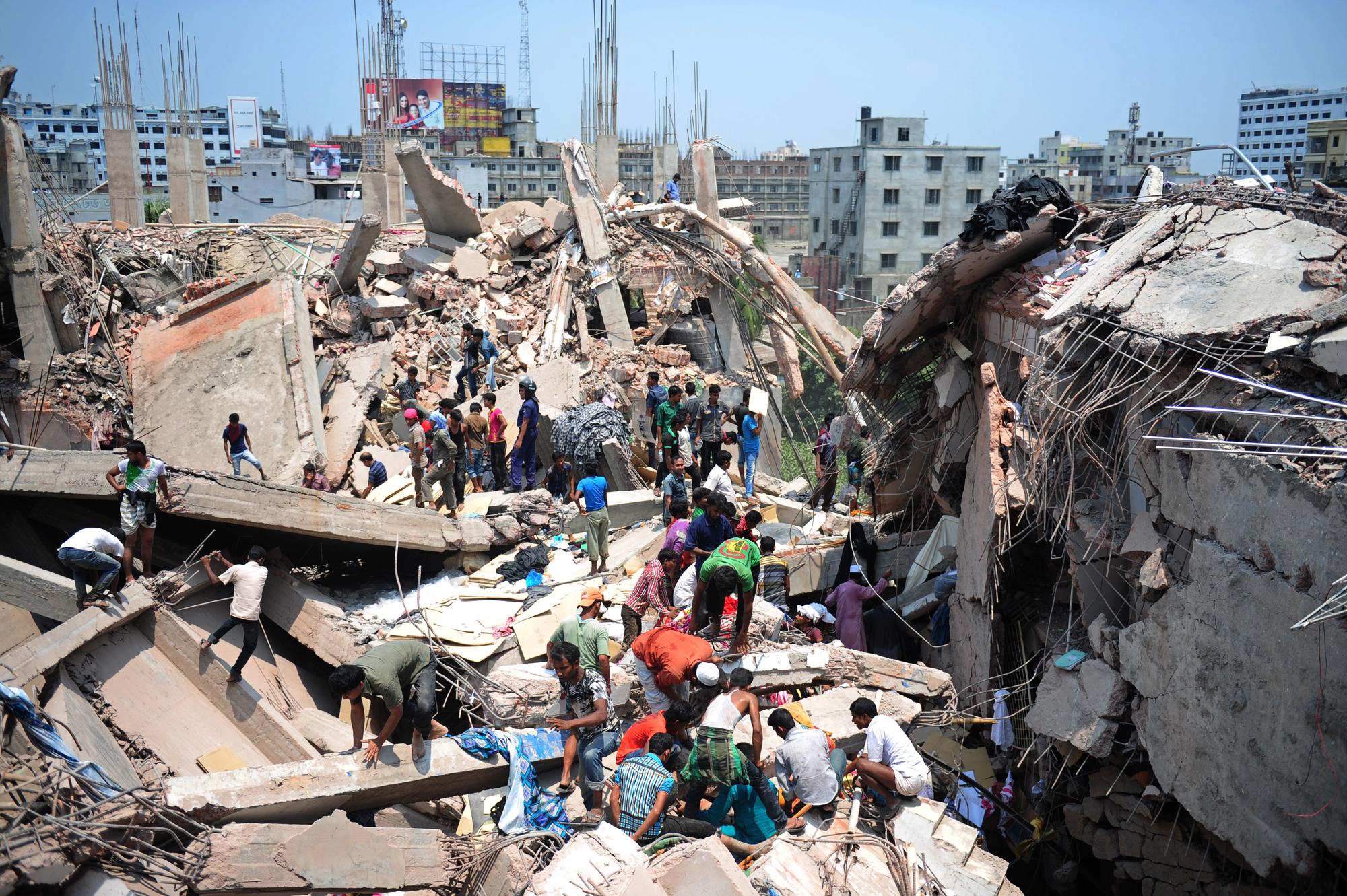 Effondrement d'un immeuble au Bangladesh [Munir uz ZAMAN]
