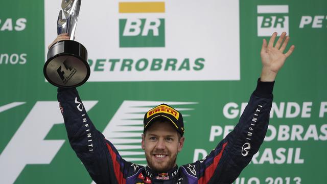 Vettel jubile au terme d'une saison de tous les records. [Felipe Dana]