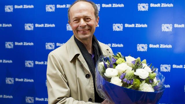 Richard Wolff, le candidat de l'extrême gauche, a été élu à l'exécutif de la ville de Zurich. [Ennio Leanza]
