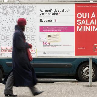 Le salaire minimum avait été approuvé par les Neuchâtelois en novembre 2011. [Keystone - Sandro Campardo]