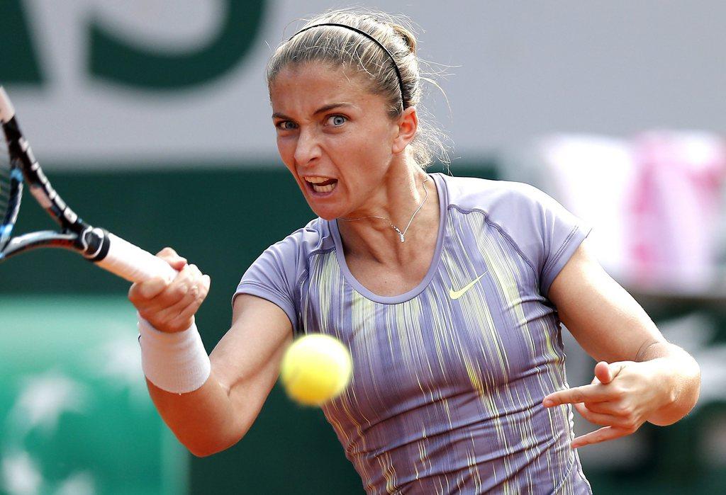 Errani a passé trois mauvais quarts d'heure face à Williams. [KEYSTONE - AN LANGSDON]