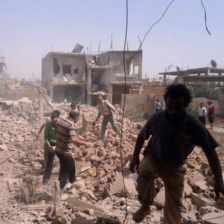 La ville de Qousseir est le théâtre des affrontements entre l'armée syrienne et les rebelles. [KEYSTONE - HOEP]