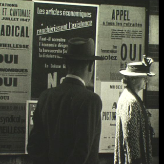 Campagne avant votation pour l'AVS, 1947 [RTS]