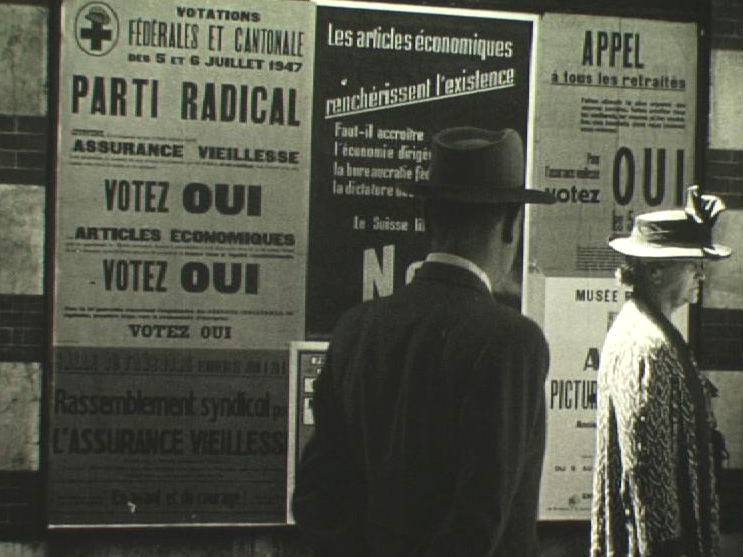 Campagne avant votation pour l'AVS, 1947 [RTS]