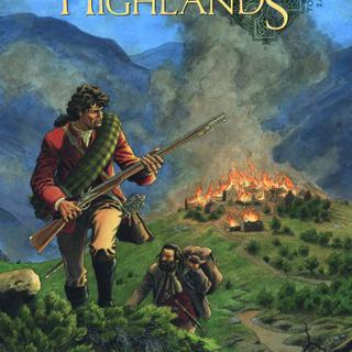 La couverture de "Highlands: Le survivant des eaux noires" de Philippe Aymond. [Editions Dargaud]