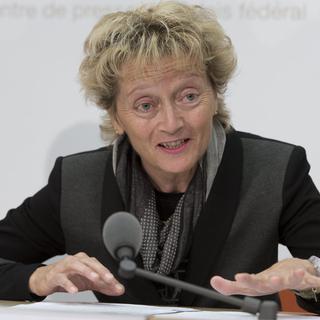 La conseillère fédérale Eveline Widmer-Schlumpf. [Lukas Lehmann]