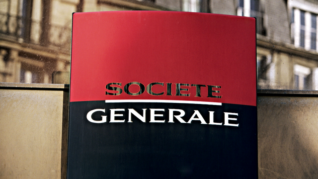 Le logo de la Société Générale. [Photononstop/AFP - Xavier Richer]