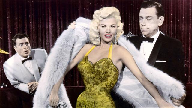 Jayne Mansfield et Tom Ewell dans "La blonde et moi" (The girl can't help it) de Frank Tashlin, 1956. [Photo 12.com / collection cinema / AfP]