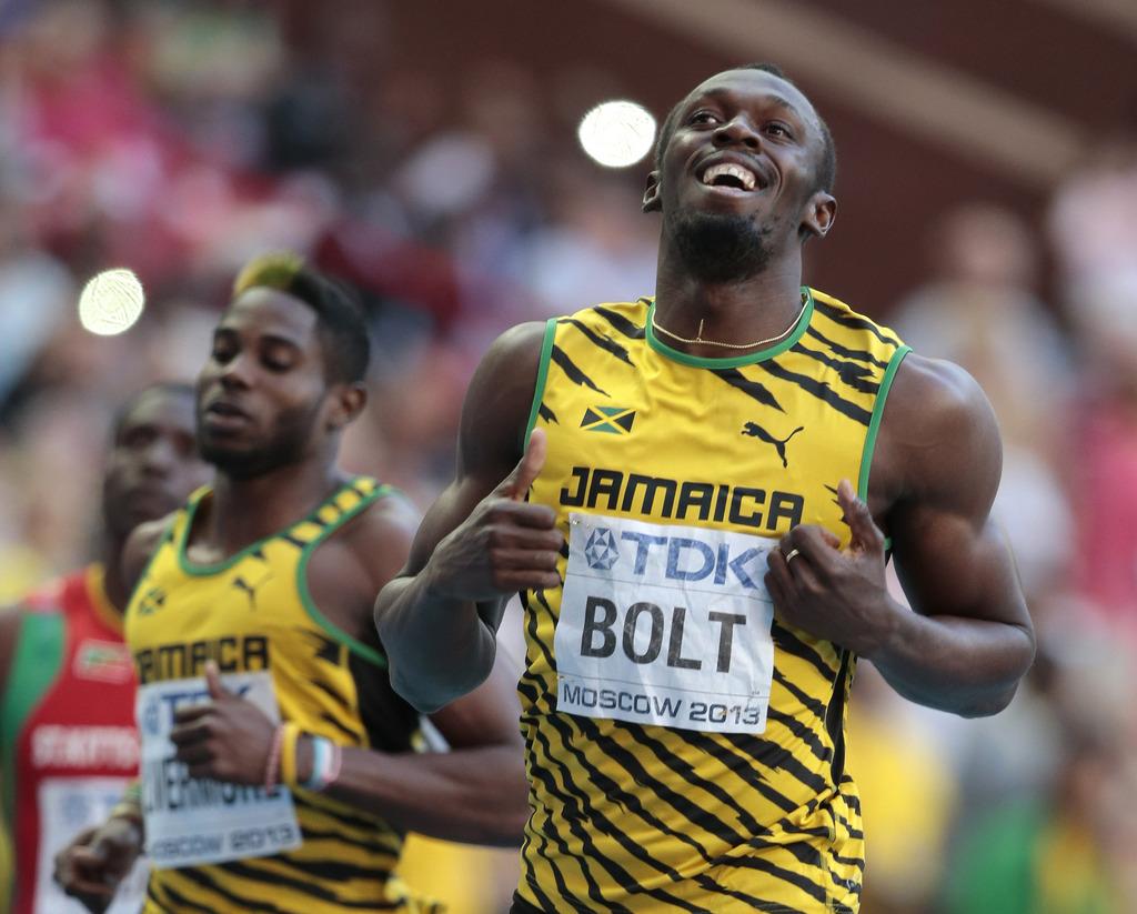 Bolt peut sourire, le voilà en finale sans forcer. [Ivan Sekretarev]