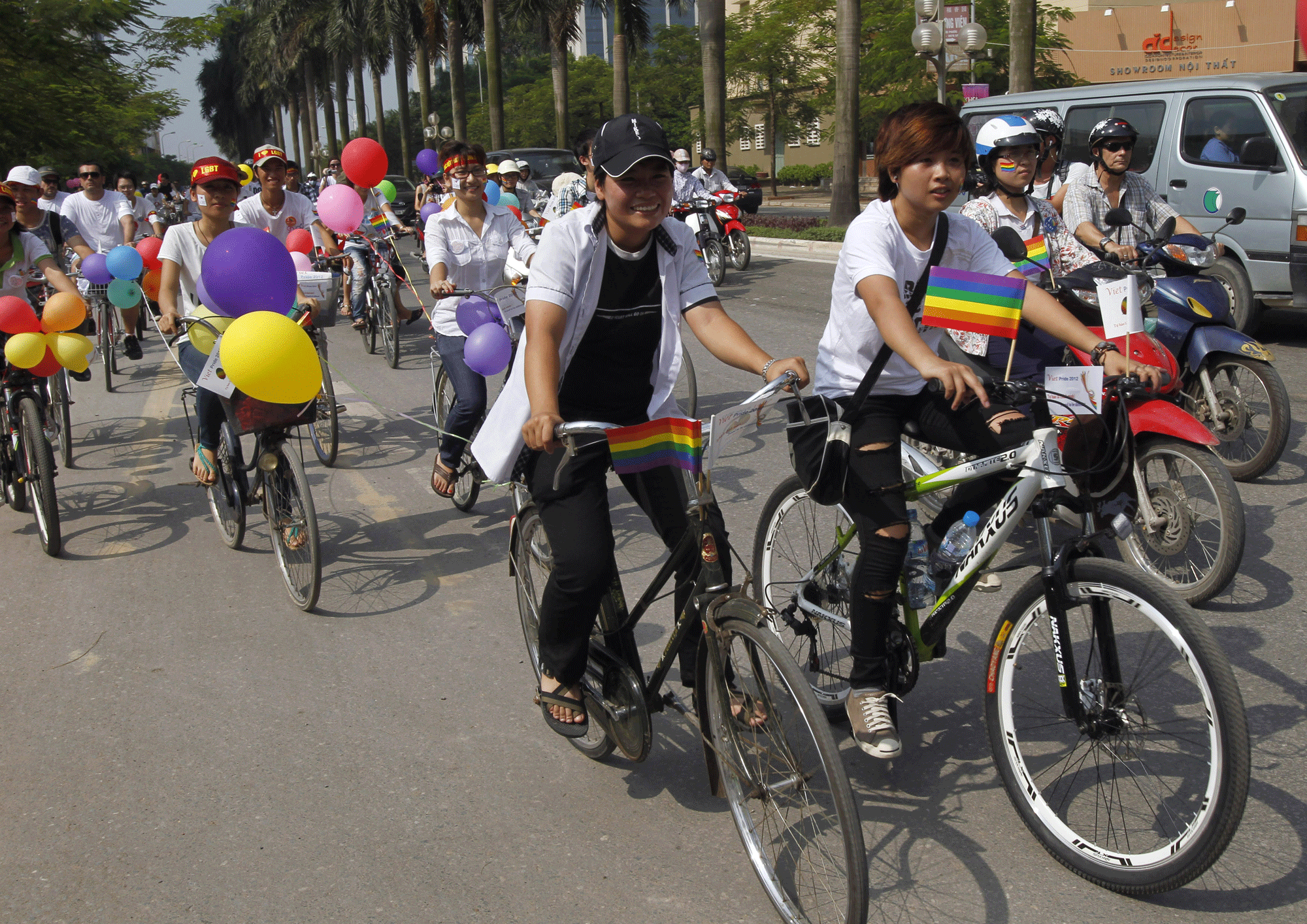 Deuxième édition de la Viet Pride, en août 2013. [Nguyen Huy Kham]