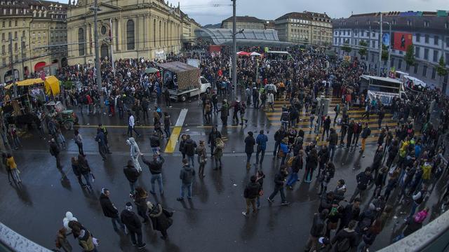 La manifestation "Tanz dich frei" à Berne. [Marcel Bieri]