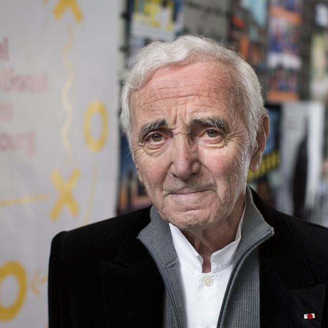 Le chanteur Charles Aznavour était présent au Festival International de Film de Fribourg le 21 mars 2013. [Gaetan Bally]