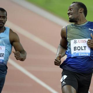 Usain Bolt l'emporte... sans forcer! [Walter Bieri]