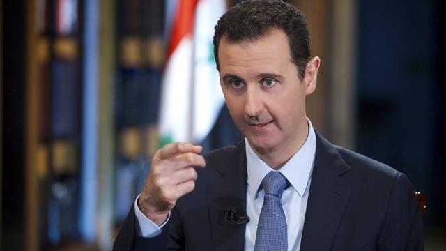 Bachar al-Assad, lors de son interview par la chaîne d'opposition Halk TV. [SANA]