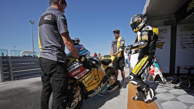 Lüthi s'est montré à l'aise sur le tracé de Misano. [EQ Images - Simone Rosa]