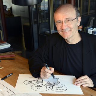 Le dessinateur belge Philippe Geluck. [Thierry Charlier]