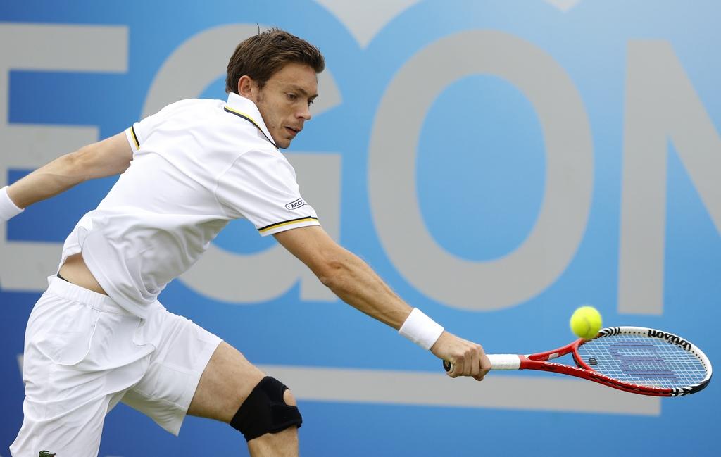 Wawrinka devra se méfier de Mahut sur le gazon hollandais. [KEYSTONE - Kirsty Wigglesworth]