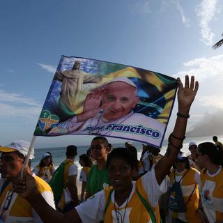 Pour son premier voyage à l'étranger, le pape François se rend au Brésil. [KEYSTONE - EPA/Marcelo Sayao]