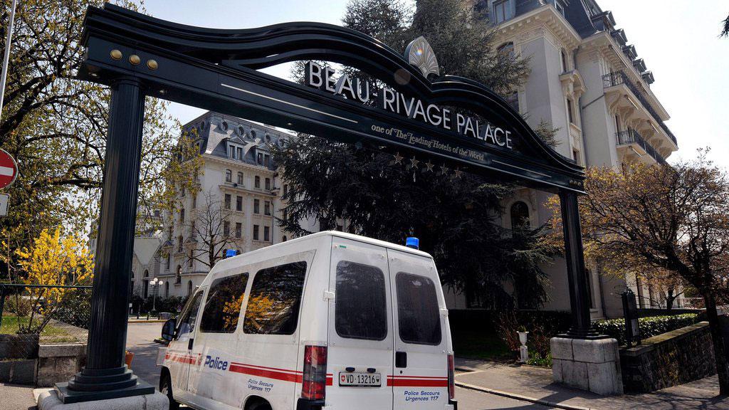 Le braquage du Beau-Rivage Palace avait eu lien en avril 2010. [Dominic Favre]