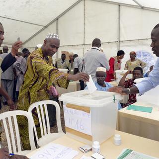 Les Maliens votent à l'ambassade à Paris pour élire leur nouveau président. [Miguel Medina]