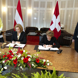 L'accord entre Berne et Vienne avait été signé le 13 mars 2012 à Berne. [Lukas Lehmann]