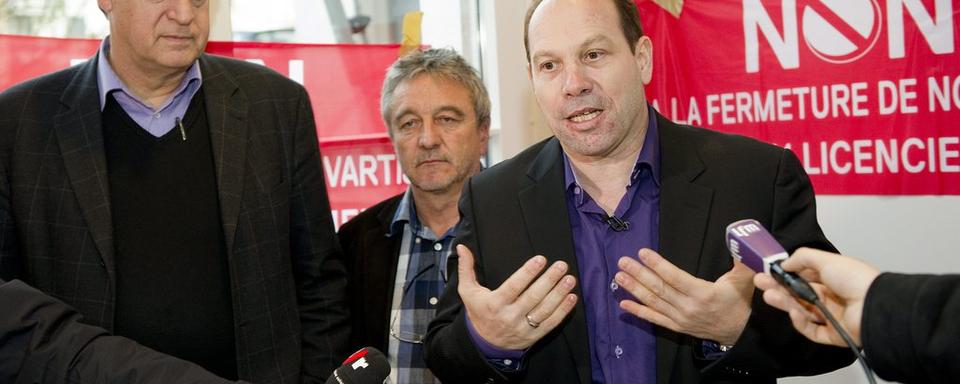 Yves Defferrard, secrétaire régional d'UNIA Vaud. [Jean-Christophe Bott]