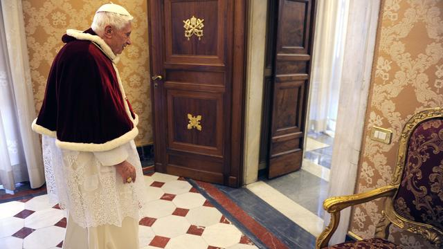 Le pape souffre de fatigue et d'une tension irrégulière. Ici le 15 février. [Maurizio Brambatti]