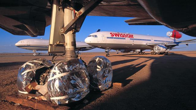 Les 20 MD-11 de Douglas exploités par Swissair depuis 1991 transportaient jusqu'à 249 personnes sur des vols intercontinentaux. [KEYSTONE - Martin Ruetschi]