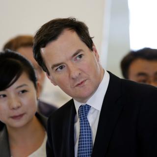Le ministre britannique des Finances George Osborne fait les yeux doux à la Chine. [AP Photo/Kim Kyung-hoon]
