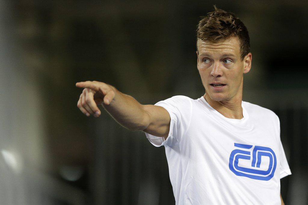 Berdych sera un sérieux adversaire pour les Suisses. [Salvatore Di Nolfi]