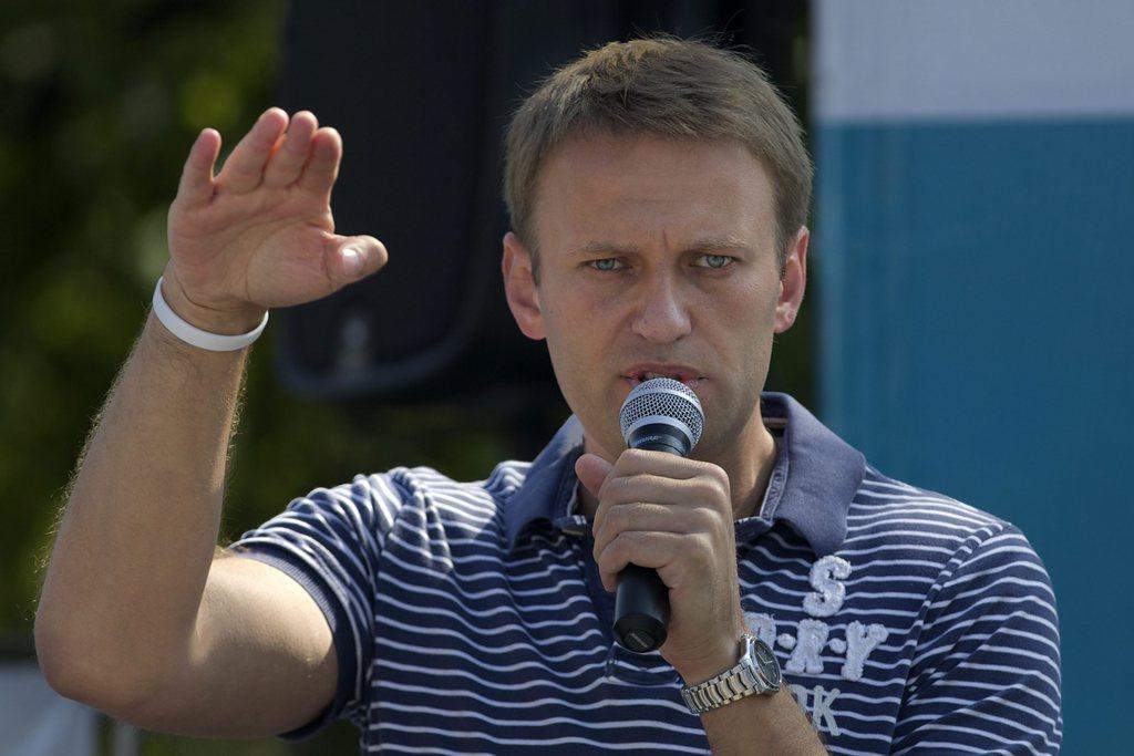 Alexeï Navalny mène une campagne active à Moscou pour remporter la mairie. [AP/Keystone - Ivan Sekretarev]