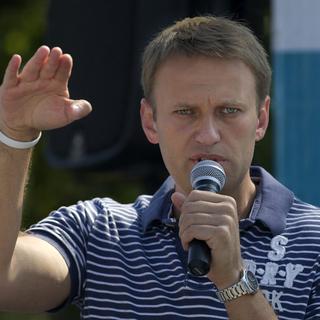 Alexeï Navalny mène une campagne active à Moscou pour remporter la mairie. [AP/Keystone - Ivan Sekretarev]