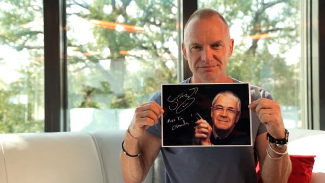 Sting rend hommage à Claude Nobs lors du Montreux Jazz Festival 2013.