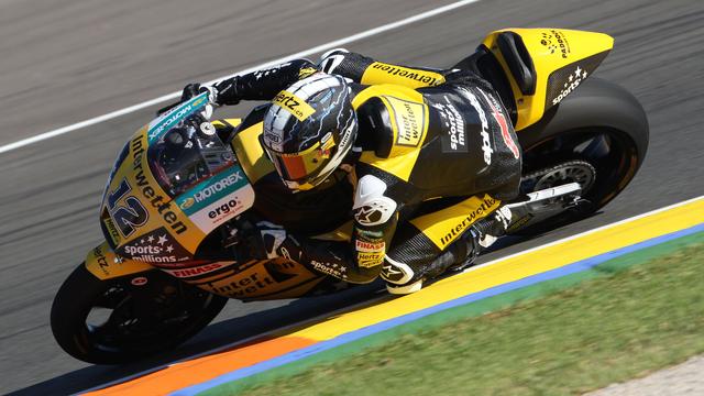 Lüthi s'est montré à l'aise sur le circuit Ricardo Tormo de Cheste. [Simone Rosa]