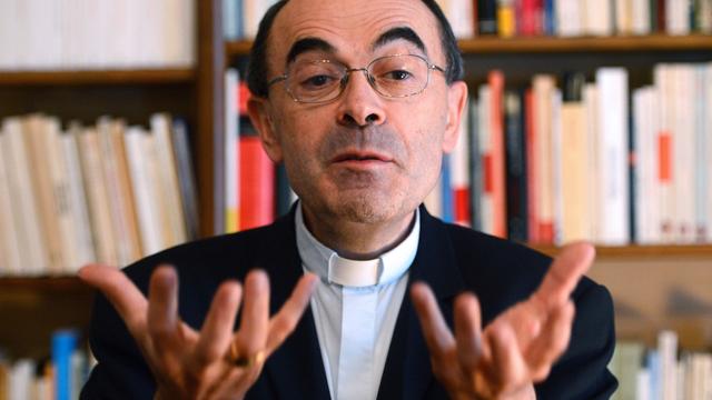 La cardinal français Philippe Barbarin rêve d'unité des Eglises. [Philippe Desmazes]