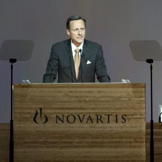 Daniel Vasella toucherait 75 millions de francs à son départ de Novartis. [Georgios Kefalas]